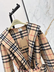 Burberry/26Ss Autumn/Winter Latest Double-Faced Wool Long Coat
