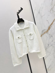 Chanel/26 Early Autumn Latest Coco Girl Polo Collar Knit Cardigan