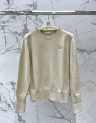 Loewe/26 New Embroidered Knit Long Sleeve