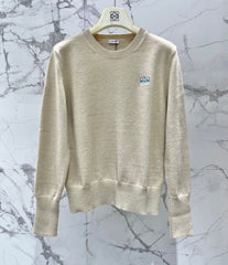 Loewe/26 New Embroidered Knit Long Sleeve