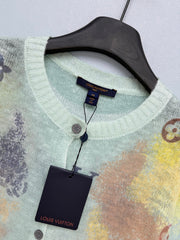 Louis Vuitton/26 New Watercolor Gradient Monogram Cardigan