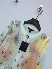 Louis Vuitton/26 New Watercolor Gradient Monogram Cardigan
