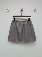 Gucci/New Dark Jacquard A-Line Mini Skirt