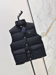 Prada / Latest Fall-Winter Stand Collar Down Vest