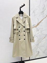 Dior/Early Autumn Latest Khaki Long Trench Coat