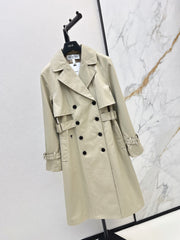 Dior/Early Autumn Latest Khaki Long Trench Coat