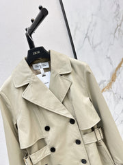Dior/Early Autumn Latest Khaki Long Trench Coat