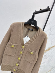 Balenciaga / 26 Fall-Winter New V-Neck Knit Cardigan