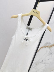 MiuMiu/26 Early Autumn Latest Sweet Girl Favorite Mini Vest