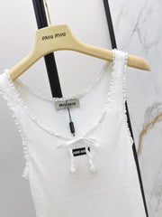 MiuMiu/26 Early Autumn Latest Sweet Girl Favorite Mini Vest