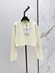chanel/26 Early Autumn Latest Heavy Beaded Knit Long Sleeve Cardigan