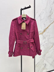 Burberry/26 Fall/Winter Latest Lace Cropped Trench Coat