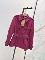 Burberry/26 Fall/Winter Latest Lace Cropped Trench Coat