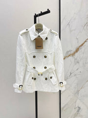 Burberry/26 Fall/Winter Latest Lace Cropped Trench Coat