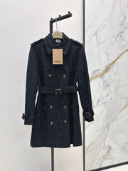 Burberry/26 Fall-Winter Latest Lace Long Trench Coat