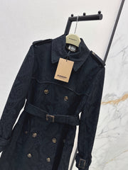 Burberry/26 Fall-Winter Latest Lace Long Trench Coat