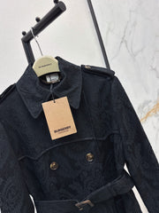 Burberry/26 Fall-Winter Latest Lace Long Trench Coat