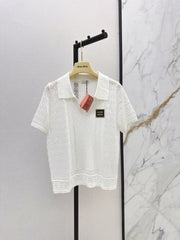 MiuMiu/26 Early Autumn Latest Knit Short Sleeve