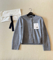 Lock Round neck cardigan