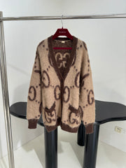 Mohair Double-Sided Cardigan