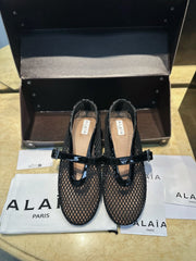 Mesh ballet shoes