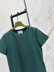 Classic Embroidered Minimalist T-Shirt