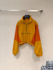 Half-zip pullover windbreaker