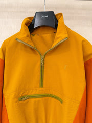Half-zip pullover windbreaker