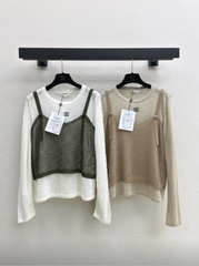 Chanel/26 Latest Two-Piece Set – Long Sleeve & Camisole