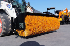 MMS 61" Sweeper Broom Attachment , 30-50r/min, for Skid Steer Loader