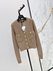 Balenciaga / 26 Fall-Winter New V-Neck Knit Cardigan