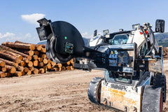 MMS 20 Blades Grinder,±45° Skid Steer Loader Stump Grinder Attachment