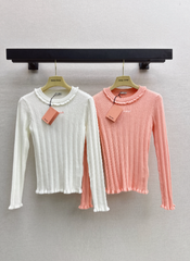 MiuMiu/26Ss Early Autumn Latest Knit Top