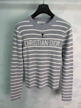 Dior/26 Early Autumn New Striped Knit Long Sleeve