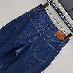 Fendi/26New ArrivalPaneled Straight-Leg Denim Trousers