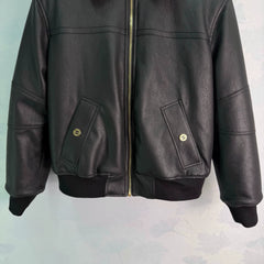 Chanel/26 New Lamb Wool Leather Jacket