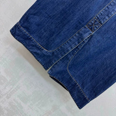 FENDI/26New Arrival:Paneled Denim Midi Skirt with Slit