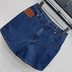 Fendi/26New ArrivalPaneled Denim Shorts