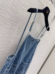 chanel/26 New Denim Jumpsuit