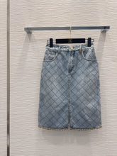 Chanel/26ss new denim mini skirt