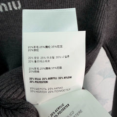 MiuMiu/Color-Block Collar Knit Sweater
