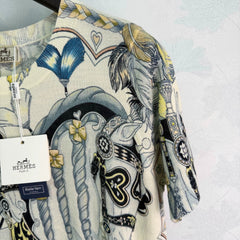Hermès/26 Early Autumn New Round Neck Short Sleeve