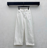 Chanel/26 New Wide-Leg Denim Pants