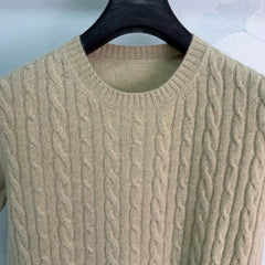 LORO PIANA / 26 Early Autumn New Twist Pattern Short Sleeve