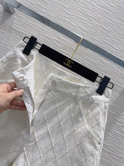 Chanel/26SS New Denim Mid-Length Shorts