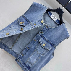 Chanel/26 New Denim Vest
