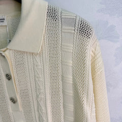 Hermès / 26 Early Fall New Polo Collar Knit Top