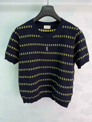 Yves Saint Laurent/26SS New Knit Short Sleeve