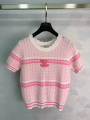 Chanel/26 Early Autumn New Knit Short Sleeve