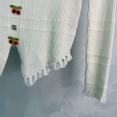 Chanel / 26 Early Autumn New Collared Long-Sleeve Knit Cardigan
